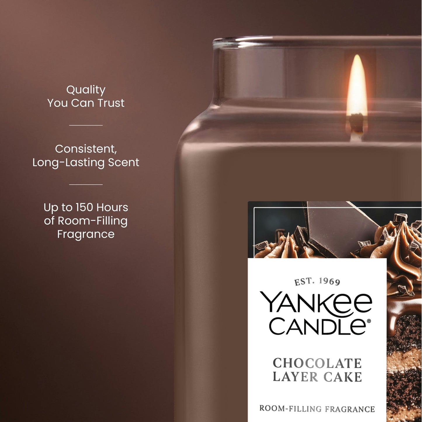 Chocolate Layer Cake Original Large Jar Candle