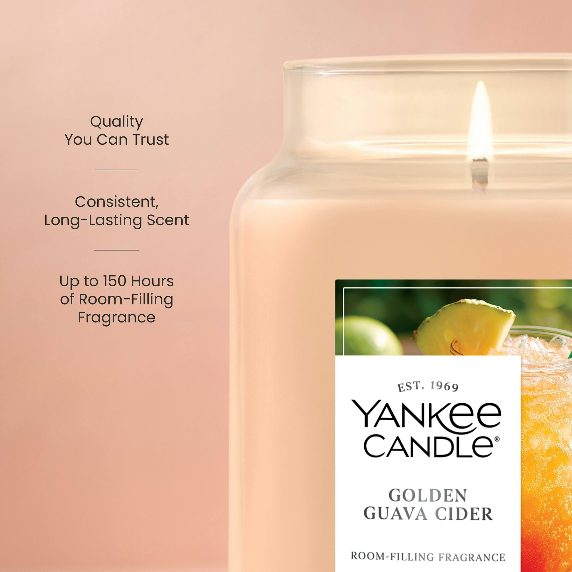 Golden Guava Cider Original Large Jar Candle