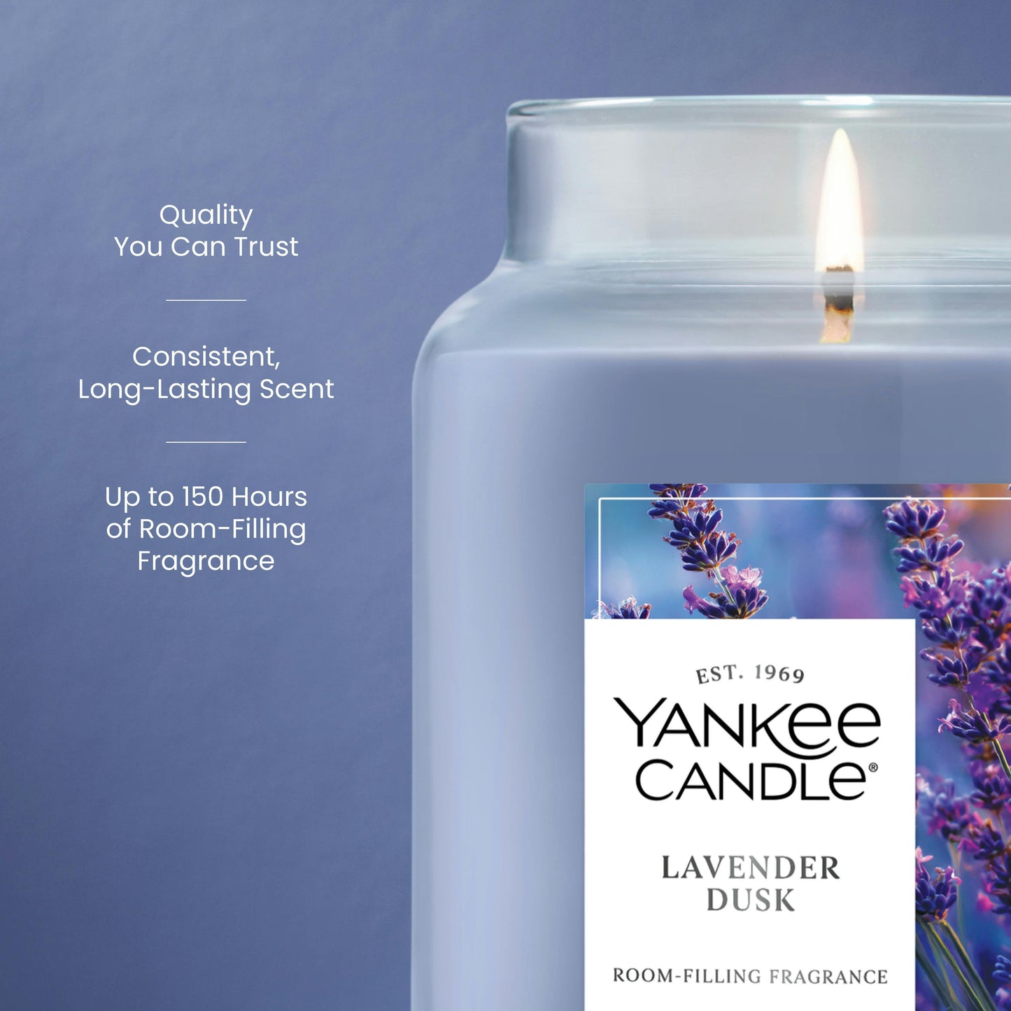 Lavender Dusk Original Large Jar Candle